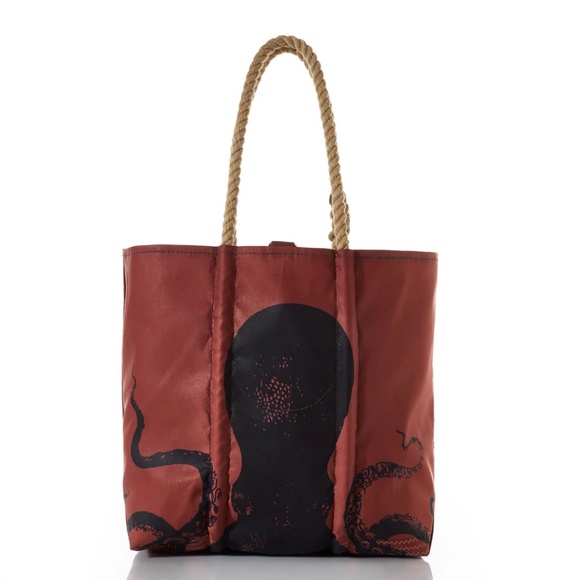 Sea Bag -Rare Tanbark sailcloth bag Octopus- NWT - Picture 3 of 5